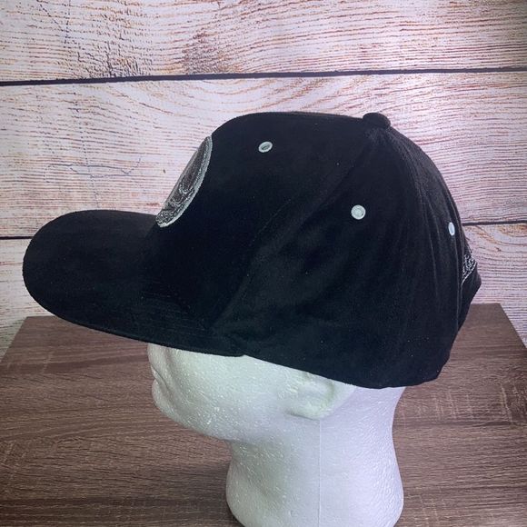 RARE Mitchell & Ness OREO Retro Jordan 5 Brooklyn Nets Snapback Hat - Picture 7 of 13